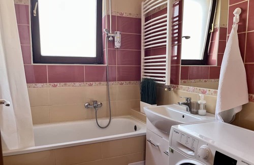 Miskolc Apartment | Contemporary Downtown Apartment with Balcony for Up to 3
