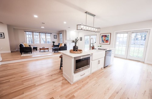 Bellport House | Elegant Bellport Pool Retreat with Convenient Amenities