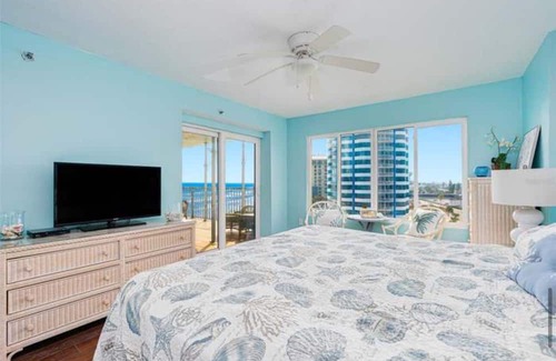 Daytona Beach Condo | Gorgeous 2 BR beach resort literally on the beach w/ breathtaking balcony view