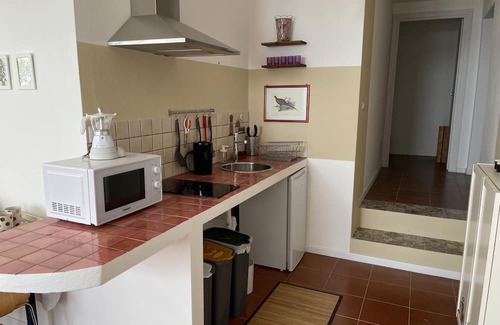 Lanusei Apartment | Escape to Casa Mirto: Garden View Apartment with Kitchen