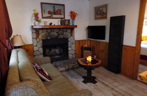 Crestline Apartment | Relax at Grey Squirrel in Crestline Mountains with Pool & Spa