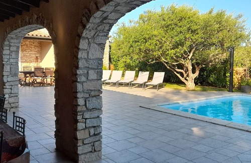 Salavas House | Villa L'opaline: Scenic Mountain Views & Family-Friendly Amenities