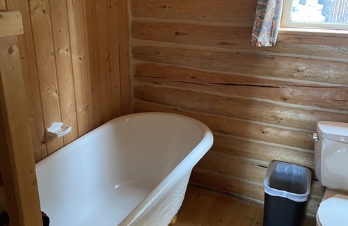 Merritt Cabin | Cozy Cabin Retreat with Kitchen and Child-Friendly Amenities