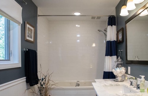 Greenfield Center House | Belmont Retreat: Spacious Home Minutes from Downtown & Track