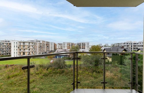 Krakow Apartment | Modern Żabiniec 2-Bedroom Apartment with Family Amenities