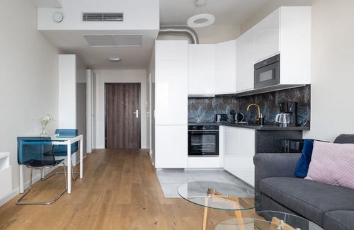 West Pomeranian Voivodeship Apartment | Hanza Tower Studio 720: Relax with Pool & Spa Amenities