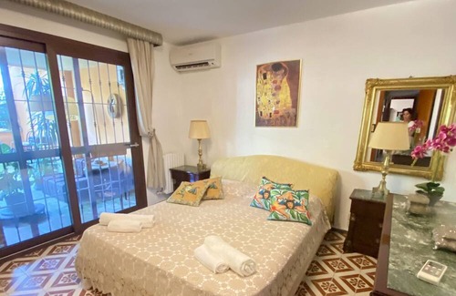 Addaura Apartment | Beachside Apartment Steps from the Shore with Pool Access