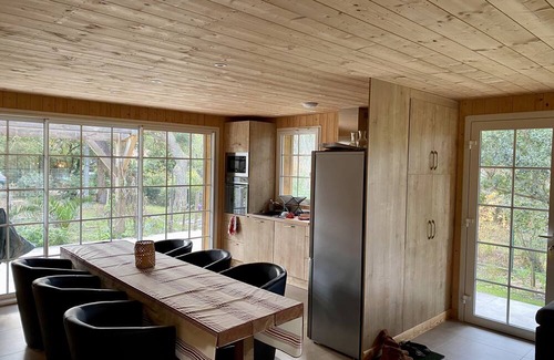 Saint-Julien-en-Born Villa | Experience Tranquility at La Cabane sur le Courant Hotel