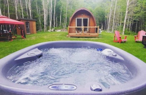Sainte Rose du Nord Ski Chalet | Unforgettable Stay at Le Pod with Pool and Spa Amenities