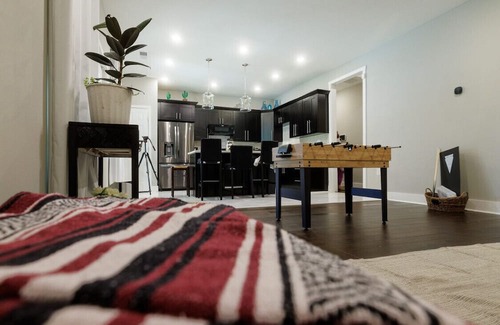 Lithonia House | Inviting King Bed Room with Private Entry and Amenities