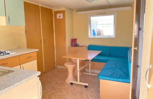 Saint-Denis-du-Payre House | Pet-Friendly Mobile Home at Camping O Beau Laurier