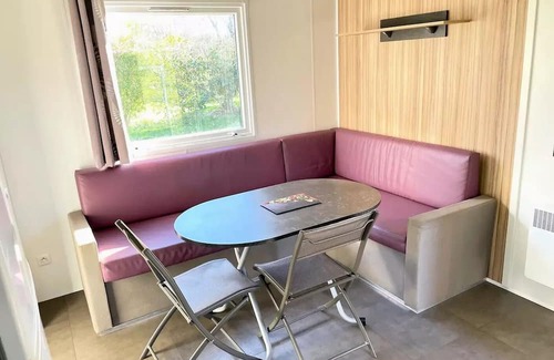 Saint-Denis-du-Payre House | Discover Camping O Beau Laurier: Oceanfront Mobile Home Bliss