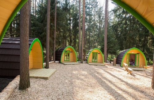 Pleinfeld Cabin | Tinyhaus mit Dachterrasse - Waldcamping Brombach