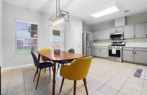 Little Elm House | Experience Comfort at White Rose Manor - Pet Friendly Retreat