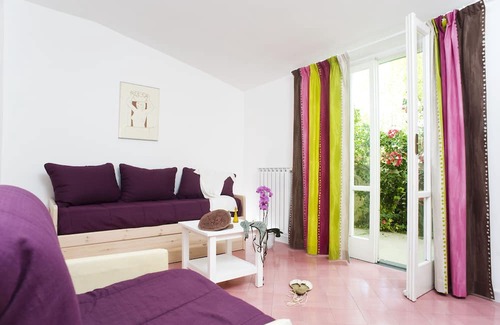 Sant'Angelo Apartment | Inviting Apartment with Beautiful Garden Views for Families