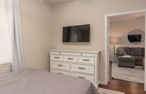 Starkville Condo | Prime Location: Game Day at The Peabody-236, Pet Friendly