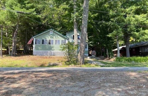 Kents Hill Cabin | Charming 2-Bedroom Camp with Lake Views & Pool Access