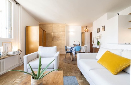 Quartier du Pont-de-Flandre Apartment | Inviting 1 Bedroom Apartment Near Canal de l'Ourcq