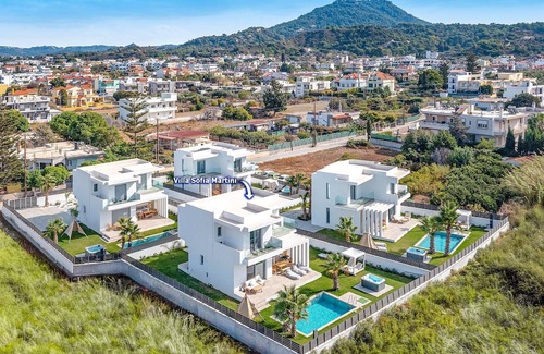 Petaloudes Villa | Discover Villa Sofia Martini with Ocean Views & Pool Access