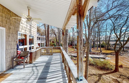 Newberry Shores House | Waterfront Retreat with Dock, Firepit & Guest-Rated 9.6