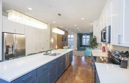 Nashville House | Trendy Rooftop Oasis | Karaoke Townhome for Family Fun