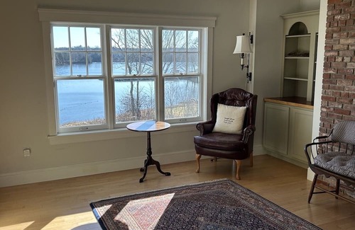 Newcastle House | Prime Harbor Side Retreat Steps from Damariscotta River