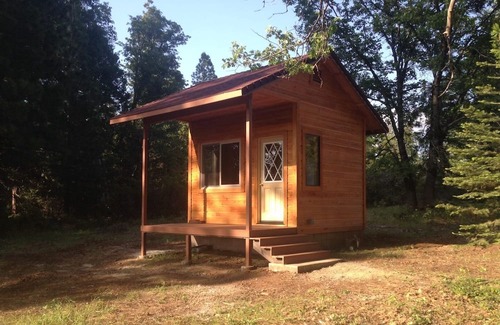 Shingletown Cabin | Explore 50 Acre Mountain Meadow Campground with Unique Amenities