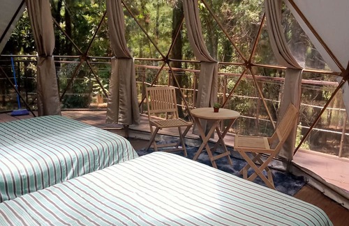 Valle de Bravo Hotel | Experience Relaxation at Glamping Don Delfis with Spa Access