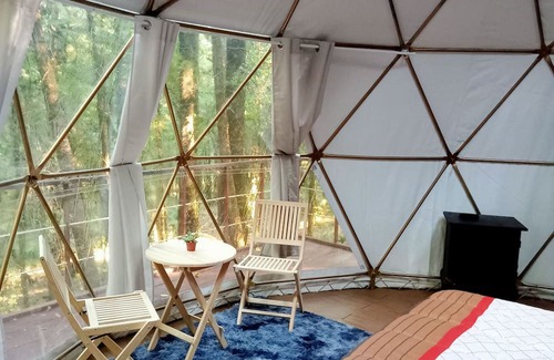 Valle de Bravo Hotel | Experience Relaxation at Glamping Don Delfis with Spa Access