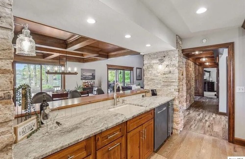 Howard House | Pet-Friendly Lakefront Home with Dock at Apple Valley Lake