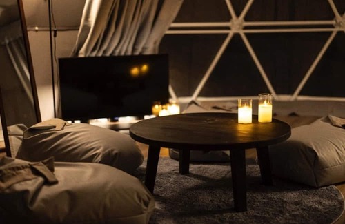 Shima RV Rental | Deluxe Dome Room with Kitchen & Grill in Shima City