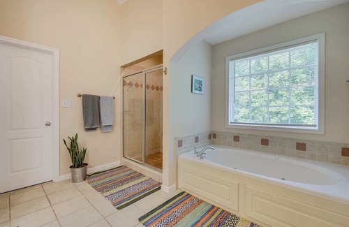 Stockbridge House | Tranquil Creekside Retreat with Spa and Hot Tub Amenities