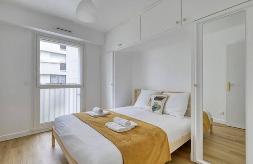Butte-aux-Cailles Apartment | Modern Flat with Balcony in Paris - Perfect for Families