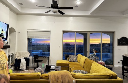 Biggs Field House | Inviting East El Paso Retreat with Pool and Scenic Views