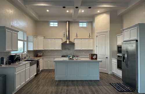 Biggs Field House | Inviting East El Paso Retreat with Pool and Scenic Views