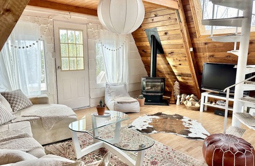 Division No. 10 Cabin | Cozy Techni Cabin: A-Frame Retreat with Pool & Spa