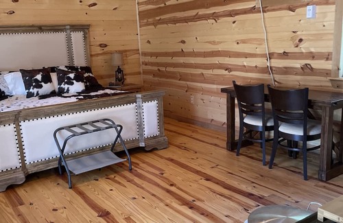 Johnson City Cabin | Cozy Cabin Retreat Surrounded by Vineyards and Parks