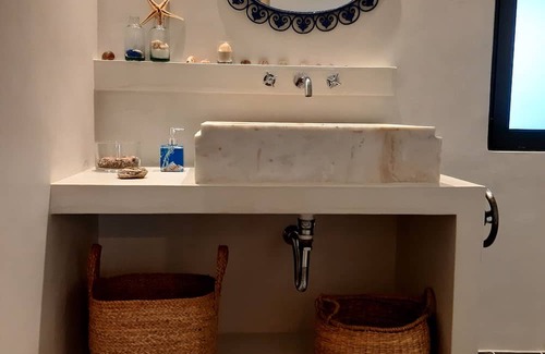 Agii Theodori Apartment | Eco-Friendly Beachfront Studio with Garden and Sea Views