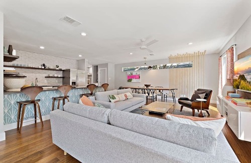 Dawson House | SoCo Groovy: Poolside Retreat for Family and Pets
