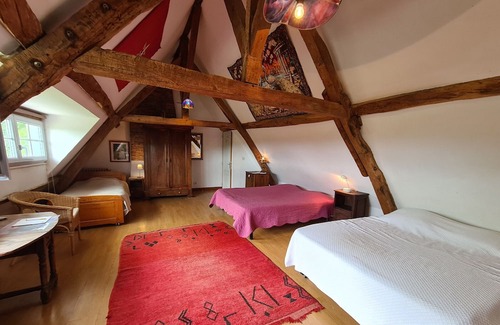 Le Pechereau Bed & Breakfast | Cozy Guestroom Le Pêchereau with Kitchen for 5 Guests