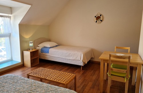 Cravant Bed & Breakfast | Cozy Guestroom Cravant: Perfect for Families with Kitchen