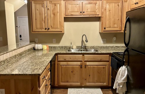 Bentonville Condo | Spacious mid century modern condo - Pet Friendly - Bikers Dream