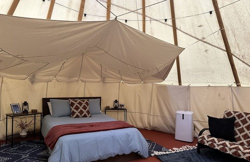 Steelville RV Rental | Unique Teepee Experience on a Secluded 1200-Acre Ranch
