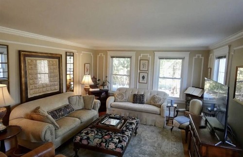 Top of the Hill House | Ideal 4-Bedroom Home Steps from Beach and Town