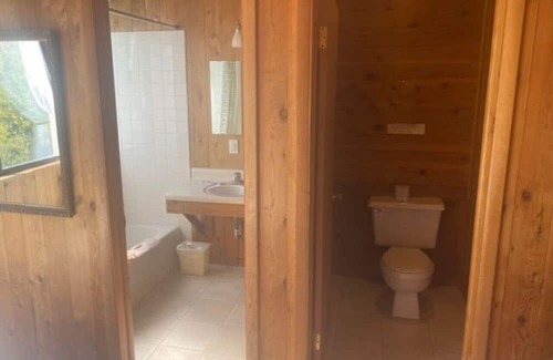 Glenwood Springs Cabin | Inviting Mountain View Room #12 with Fireplace & Kitchen