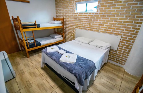 Praia da Armacao do Itapocoroi House | Familia PLus - Quarto para até 6 pessoas