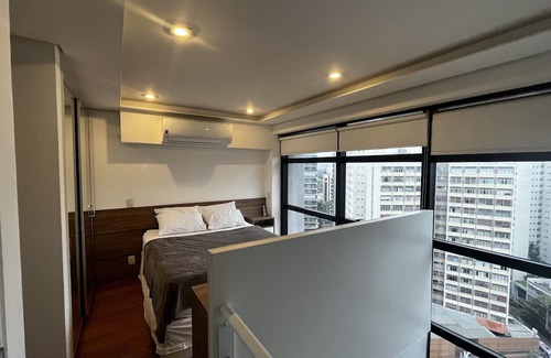Itaim Bibi Apartment | Spacious Flat Duplex with Pool Near Ibirapuera Park