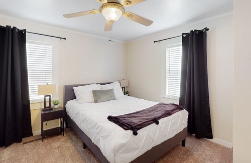 Midwest City House | Modern 1940s Retreat with Smart TVs in Prime Location