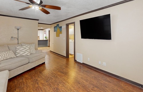 Midwest City House | Modern 1940s Retreat with Smart TVs in Prime Location