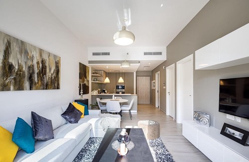 Madinat Zayed Apartment | Stylish 1BR Apartment with Community Views & Great Amenities